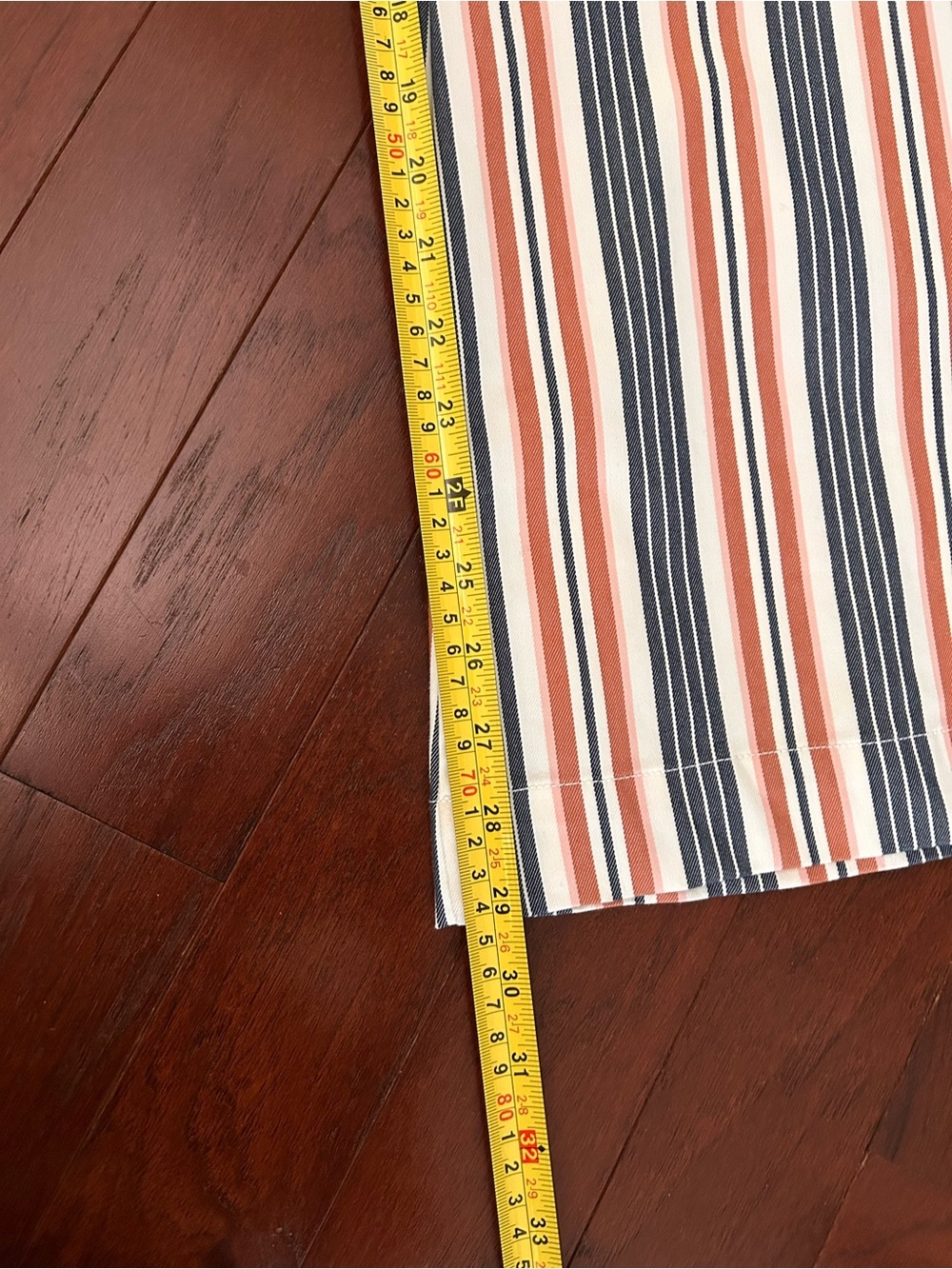 Anthropologie Low-Rise Striped Flare Pants Size 6 excellent - Picture 8 of 13